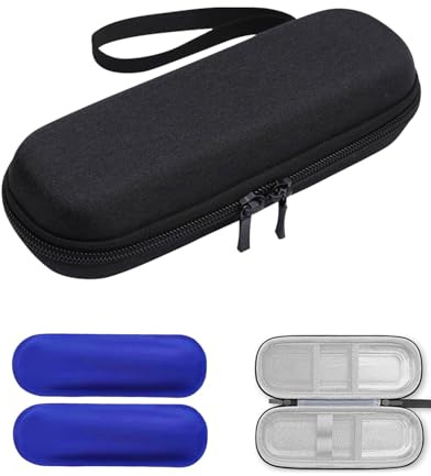 LEEQBCR 1 pieza Bolsa Enfriadora de Insulina, Estuche de Viaje para Enfriador de Insulina con 2 Bolsas de Hielo, Bolsa de Diabetes, Neveras Pequeñas Portatil Organizador para Diabéticos