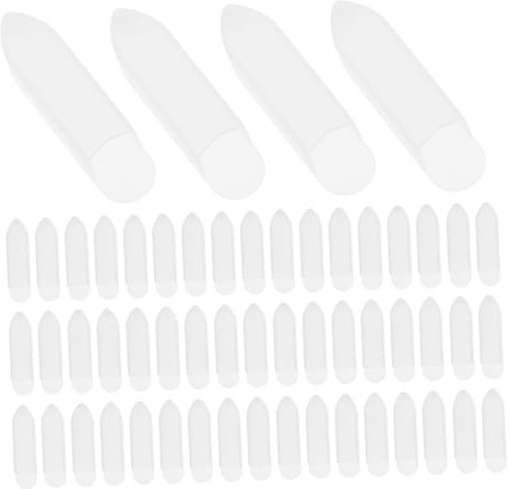 HEALEEP 100pcs Plastic Small Nipper Cover for Cuticle Nippers, Blade Protector Cap for Safe Storage, Nail Salon Accessory for Home and Professional Use, 7mm Size