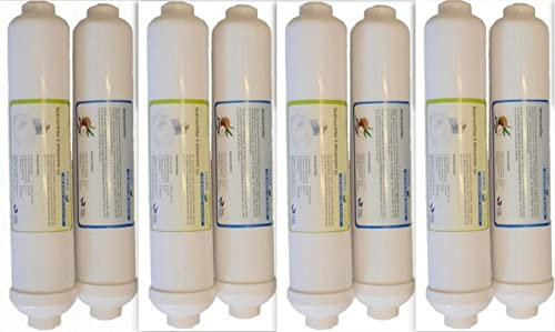 4 x Ersatzfilter Set für 3-stufige Umkehrosmoseanlage/Osmoseanlage Filter Qualitätsmarke Osmoclean NEU!