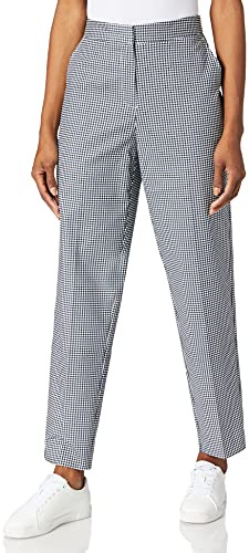 Tommy Hilfiger Damen SLUB CO SLIM ANKLE PANT Hose, blau, 42