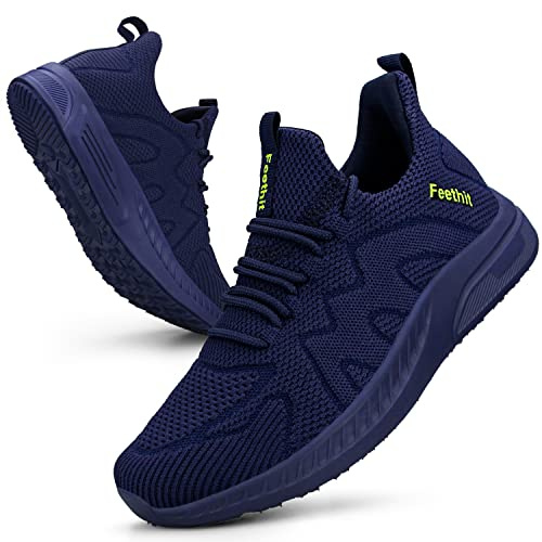 Feethit Women Trainers Casual Lightweight Walking Shoes Sport Tennis Blue 5