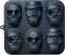 Taxually Große Totenkopf-Piraten-Kuchenform, 3D-Totenkopf-Silikon-Kuchenform, DIY Totenkopf-Kuchen-Schokoladenform, Totenkopf-Eiswürfelform, Spukbackform, Kuchenform für Halloween-Dekoration
