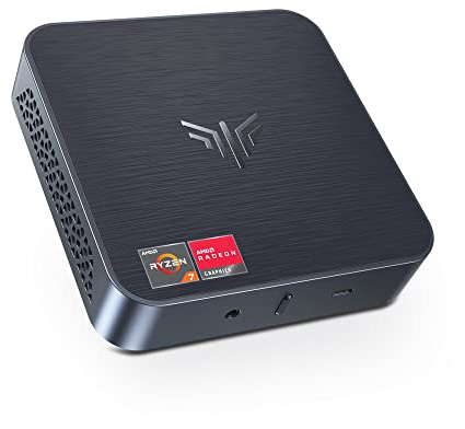 NiPoGi Mini PC 32GB DDR4 1TB SSD, AMD Ryzen 5 7430U(Bis zu 4.3GHz,8C/16T) Micro Desktop Computer Für Büro/Heimkino/Meeting/Business/Trip【Wifi6/Bluetooth5,2/DP+HDMI+USB-C】