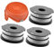 Jodriva Replacement Kit, for Black Decker Strimmer GL675 GL680 GL685 GL686 GL687 GL690 1 Cover Cap, 3 Spool Line Lawn Mower Spool