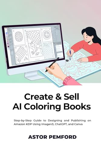 Create & Sell AI Coloring Books: Step-by-Step Guide to Designing and Publishing on Amazon KDP Using Imagen3, ChatGPT, and Canva
