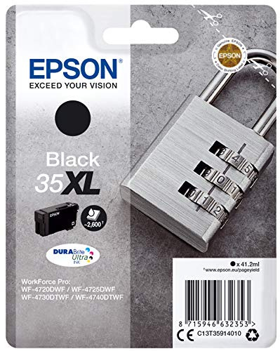 Epson Black 35xl, C13T35914020, Schwarz, Standard