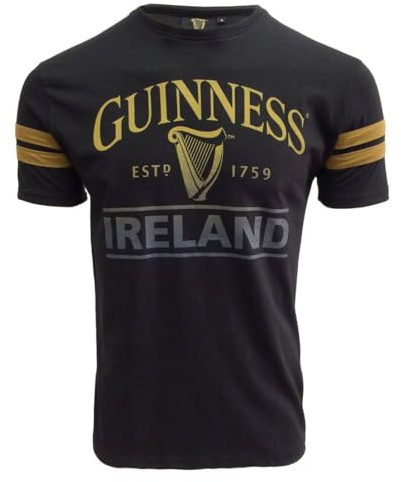 Guinness T-Shirt Noir/Brun foncé