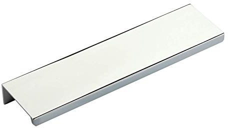 SOTECH Möbelgriff Blankett Jane 150 mm Chrom poliert BA 96 mm Schrankgriff zur Montage an der Frontinnenseite inkl. Befestigungsschrauben