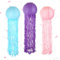 LIHAO Papierlaternen, 30,5 cm, 3 Stück, Quallen, rosa/lila/blau, hängende Meerjungfrauen-Wunschlaterne, ideal für Kindergeburtstagsdekorationen, Babyparty-Dekorationen