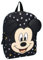 mybagstory Rucksack – Mickey Mouse – Schwarz – Disney – Kinder – Schule – Kindergarten – Kindergarten – Schulranzen für Jungen – Größe 31 cm – verstellbare Träger – Geschenkidee, Schwarz