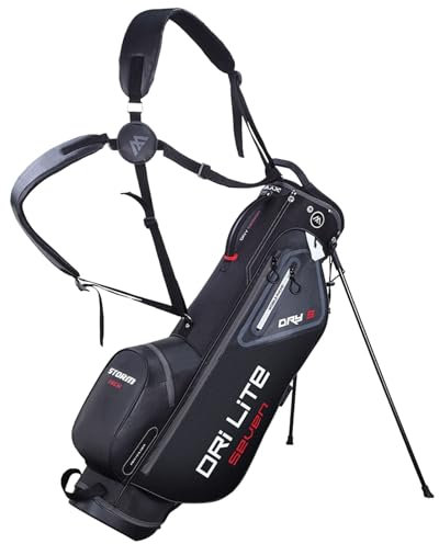 Big Max Dri Lite Seven G Standbag - 2024 Golf Tragebag (Black)