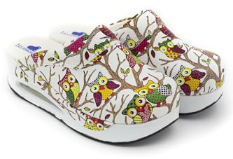 Terlik Sabo Air ST167 MAX Zuecos de Cuero Mules Zapatillas Zapatos Sabot, Mujer