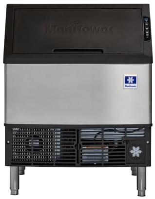 Manitowoc NEO Series Undercounter Ice Machine w/Built-in Water Filtration | 26 Wide, 200 lb/Day Half Cube Ice Production, 90 lb. Storage, Air Cooled