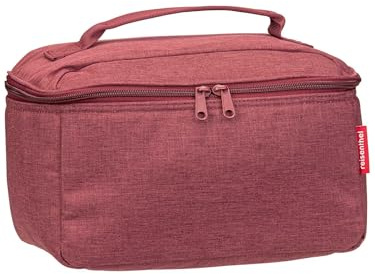 reisenthel beautycase Twist Maroon – quadratischer Kulturbeutel, Gepäckorganizer, Kosmetiktasche