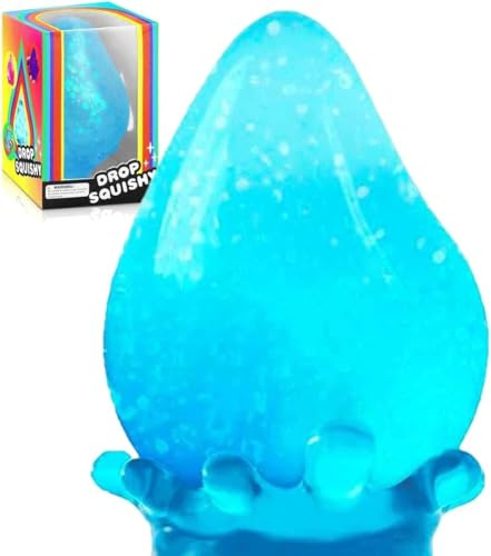 Dream Stress Drop Silicone Squishy Stress Balls for Adults & Kids - Fidget Toys for Autism, ADHD, Anxiety Relief - Sensory Squeeze Toy with Dreamy Smooth, Birthday Gift
