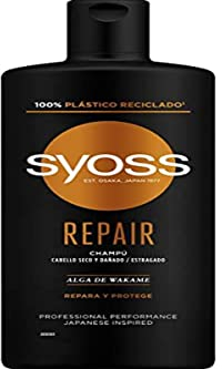 Syoss Shampoo für trockenes und geschädigtes Haar, Repair-Reihe, 1 Stück, 440 ml, repariert und schützt das Haar, wie frisch vom Friseur