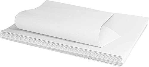 FLORIO CARTA - Confezione da 10 Fogli Formato 100x140 cm | Carta Kraft Colore Bianco da 80 gr Ottima per Imballi, Confezionare Regali, Imballi, Eventi Speciali o Usi Vari