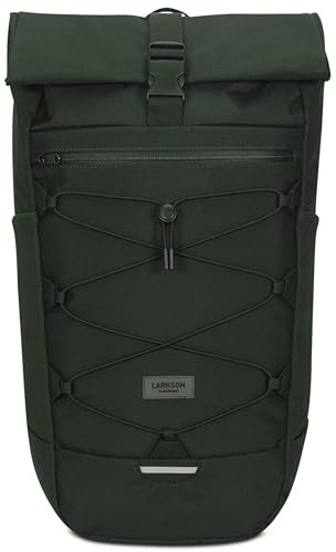 LARKSON Wanderrucksack Damen & Herren Grün - Arvid - Trekkingrucksack 20L - Wandern, Trekking Reisen - Tagesrucksack mit Hüftgurt & Mesh-Polsterung - Wasserdichte Reißverschlüsse