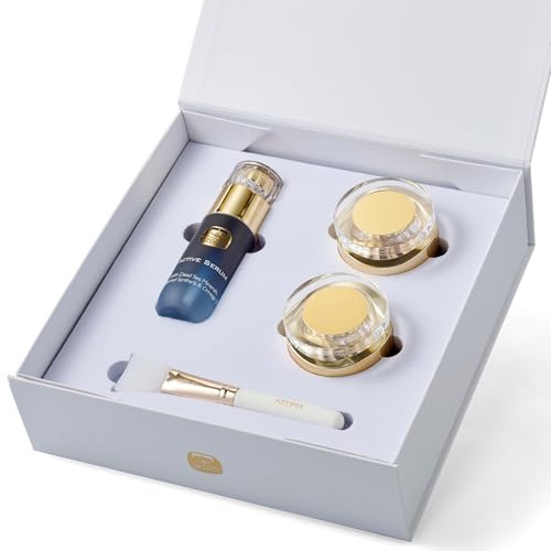 Kedma - Royalty Gesichtspflege-Set - Sauna-Maske, Aktives Serum, Straffende Creme - 3 Produkte