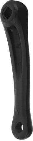 Cabilock Ciclismo Brazo de manivela de Bicicleta bielas cónicas cuadradas bielas de Bicicleta de Carretera reemplazo Black
