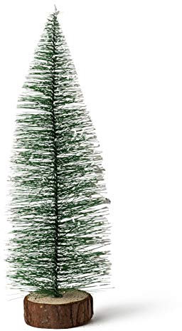 Mopec Árbol de Navidad Grande 25cm. con Base de Madera, Verde, Talla única