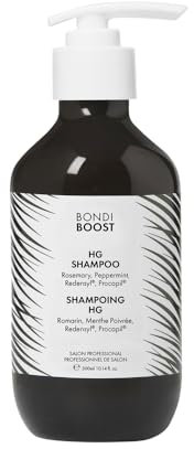 BondiBoost HG Anti-Thinning Shampoo - Sulphate-Free, Aloe-Based Formula with Rosemary for Fuller, Thicker-Looking Hair Vegan & Cruelty-Free, 300ml