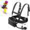 songyea Ski und Snowboard Gurt für Kinder, Ski Gurt mit Abnehmbarer Leine und Tasche, Skating Trainingsgürtel, Geschwindigkeitskontrolle, Perfekt für Anfänger Kinder (Schwarz)