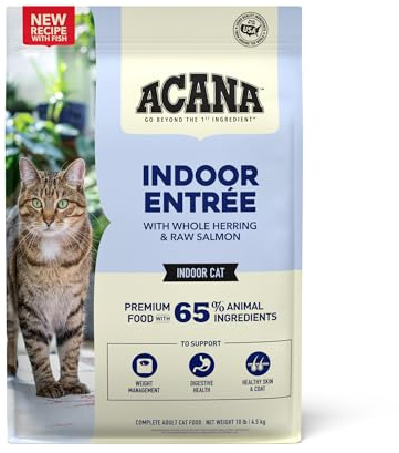 ACANA Indoor Entrée Fish Recipe Dry Cat Food 10lb Bag