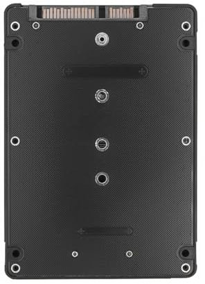 DollaTek Adattatore NGFF M.2 SATA SSD a 2,5 pollici con custodia – Compatibile con SSD SATA con chiave B o B+M (non per NVMe)