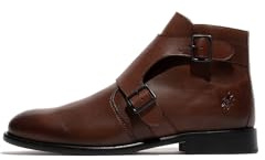 Fly London Homme WOCH311FLY Monk-Strap Loafer, Marron, 41 EU