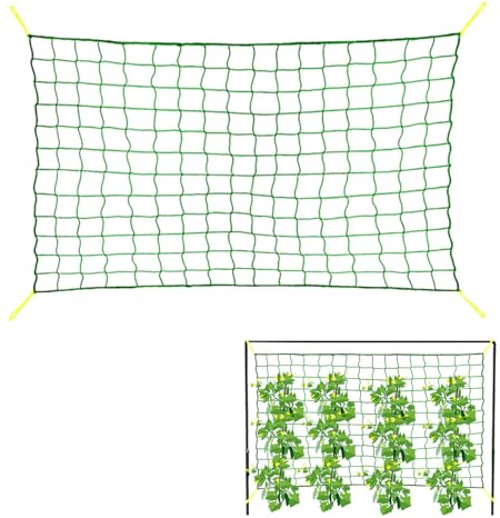 Griglia per piante rampicanti | Rete da giardino recinzione per piante rampicanti | Piante da appartamento Fagioli Cetriolo Coltivazione Obelisco Strutture per rose di Uva Vite Frutta aiuola
