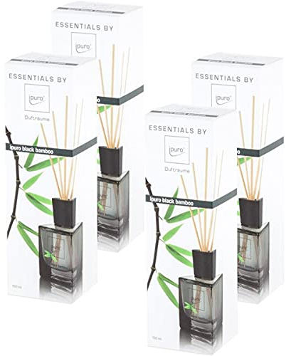 Essentials by Ipuro black bamboo 100ml (4er pack)