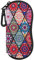 MoKo Custodia morbida per occhiali da sole,custodia ultra leggera di archiviazione in neoprene con chiusura a cerniera e clip per cintura per occhiali, cornici, matite, carte, Datura