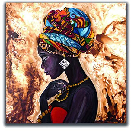 DIAMOND HOME Dipinto a Mano Acrilico su Tela con Telaio d'Abete da 3 cm - Quadro Materico con Dettagli a Rilievo - Made in Italy da Pittori Specializzati (80 x 80 cm) B 021