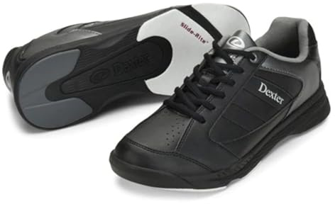 Scarpe da Bowling - Dexter Ricky IV | Scarpe da Bowling Donna Uomo Bambini | Scarpe da Bowling con Suola Scorrevole |, Lega Nera, 39.5 EU