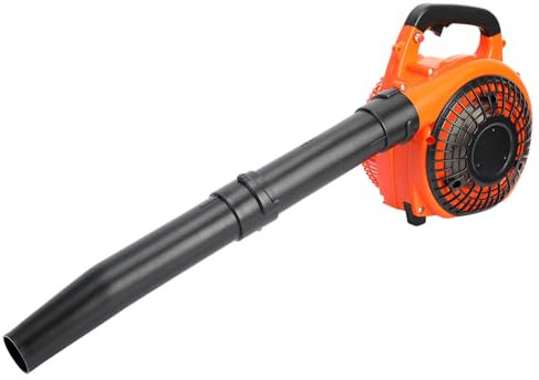 Souffleur à essence 26 cc Moteur 2 temps Aspirateur souffleur à essence Max 7500 tr/min Souffleur manuel à essence pour l'entretien de la pelouse dans le jardin, la terrasse, souffler les feuilles et