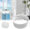 CJBIN Tuyau déchappement pour Climatiseurs, Embout Tuyau Climatiseur Mobile, Tuyau dévacuation Climatique, Adaptateur de Tuyau de Fenêtre pour Climatisation Sèche-Linge, Flexible en PVC, Ø150mm