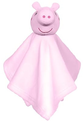 Official Peppa Pig Comforter Blanket for Babies and Toddlers, Soother Cuddle Security Blanket for New Born Infant Girls Toddler Car Seat Pram Nursery, Pink