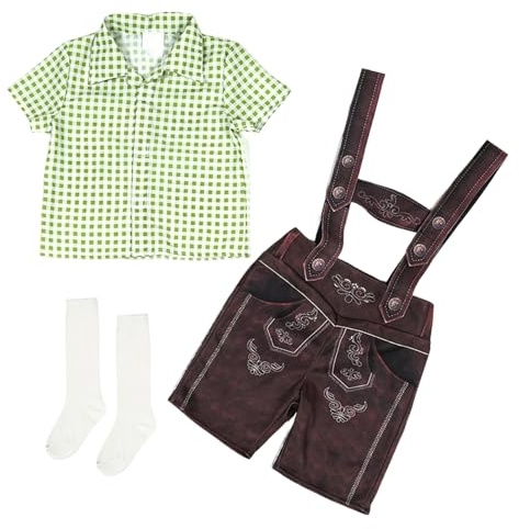 lyanny Costume da Oktoberfest per bambini, travestimento per feste di Halloween, abbigliamento per traslochi, asilo, feste di famiglia, feste per bambini