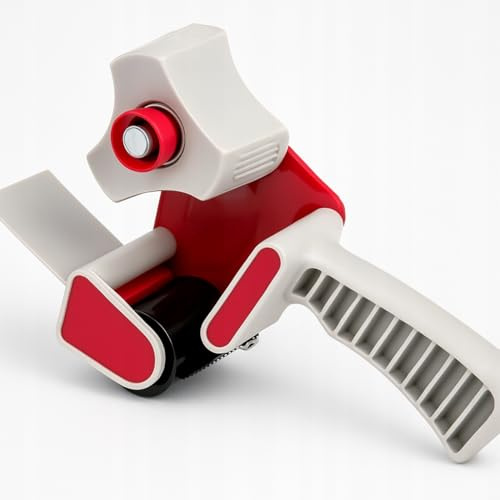 Handabroller 50 mm SIAT H11-CP – Klebebandabroller mit Bremse & Sicherheitsmesser, leises Abrollen, ergonomischer Griff – für 48–50-mm Paketband bis 132 m, ideal für Versand, Lager & Büro