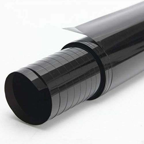 Film Teinté Voiture Film de la vitre Noir Dark Noir Verre de Film 5% -50% Rouleau de la Voiture d'été Automobile vitres en Verre teintant la Protection Solaire Film Vitre Teinté Voiture