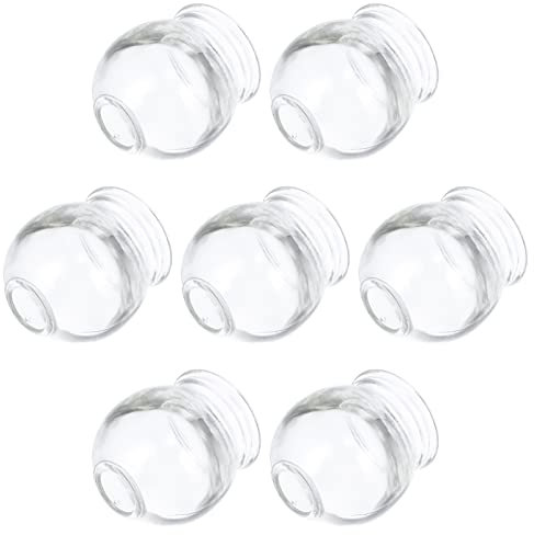 iplusmile Cupping Therapy Set: Thick Glass Cupping for Cupping Therapy Kit - Body Muscle Back Massage,7 pcs/Set