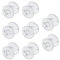 8 Stück Jalousien-Schnur, Sicherheitsrollo, Kordelwickler, Fensterrollos, Schnurhalter, transparente Klampe für Zuhause, Büro, Verwendung von Blindschnur, klare Sicherheit