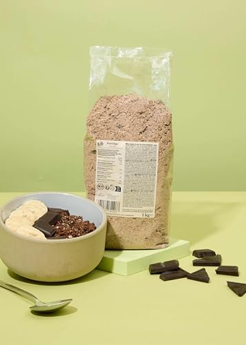 KoRo - Porridge al cioccolato bio | 1 kg - Vegan - Con cioccolato fondente - Pronto da scaldare