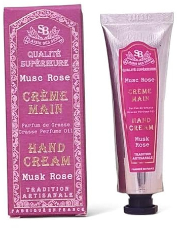 crème pour les mains musc rose & karité 30 ml, au parfum de Grasse. Hydratant