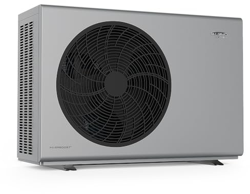 ALSAVO Pompe À Chaleur Air-Eau Monobloc HEAT EVI 10 kW, Monophasé, Avec Einzelventilator, A+++ Efficacité Énergétique, Pour Chauffage Et Eau Chaude