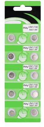 SHYYOULQE Affidabilità Batterie alcaline AG3 LR41 a bottone AG3 Batteria a bottone alcalina per giocattoli e piccoli dispositivi elettronici Batteria ad alta capacità