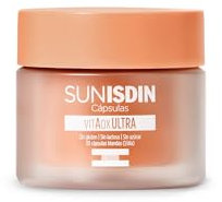 SunISDIN Cápsulas Orales, Vitamina D, Complemento Alimenticio que Contribuye a Preparar la Piel para la Exposición Solar, 30 Unidades
