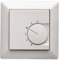Halmburger Raumthermostat RTR-5510rg inkl. Jung AS 500 1-fach Rahmen AS581WW in alpinweiß mit Abdeckung 55x55mm