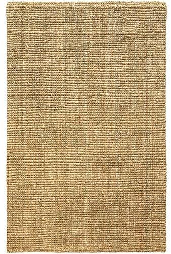 Casa Pura Natürlicher Jute-Teppich 60 x 90 cm – Moderner Wohnzimmer-Teppich - Umweltfreundlicher Gewebter Naturfaser für Küche, Flur, Schlafzimmer